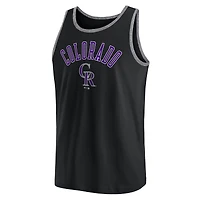 Men's Fanatics Black Colorado Rockies Bet Tank Top