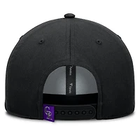 Men's Fanatics Black Colorado Rockies Clubhouse Foul Ball A-Frame Adjustable Hat