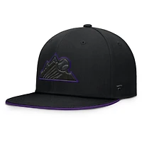Casquette Snapback Fanatics Black Colorado Rockies Glint pour homme
