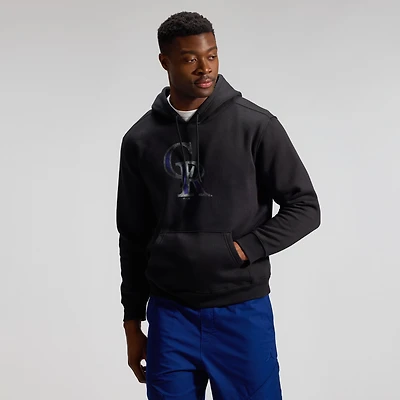 Men's Fanatics Black Colorado Rockies Heritage Hoodie