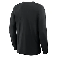 T-shirt à manches longues Fanatics Black Colorado Rockies Lock-Up Legacy pour homme