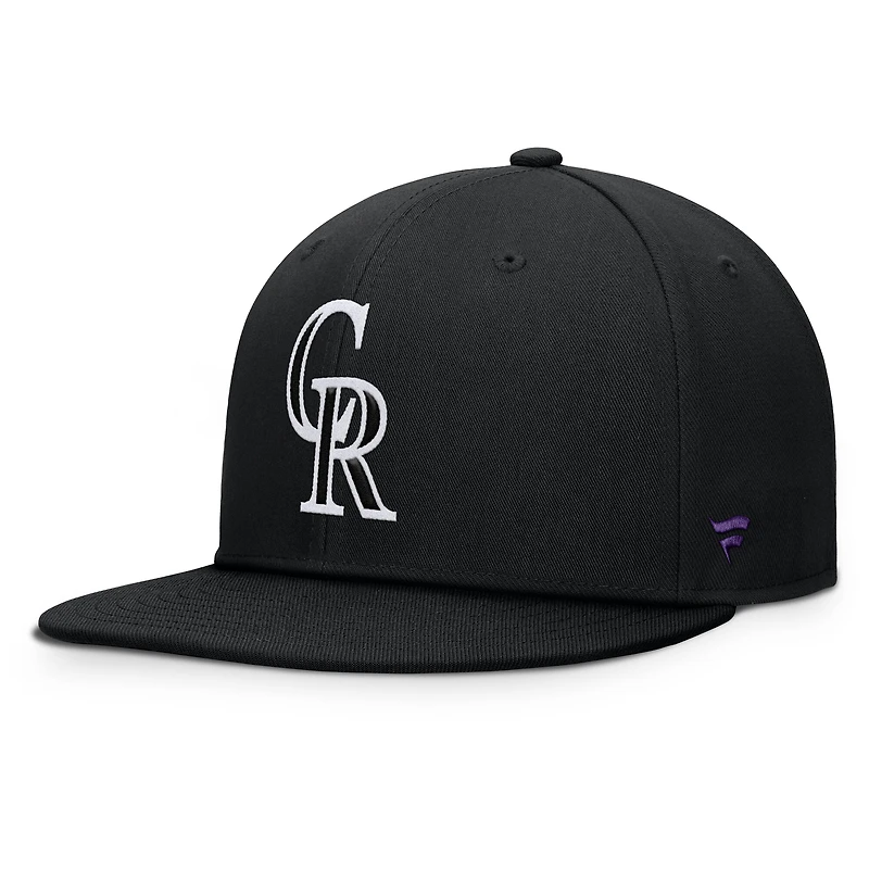Men's Fanatics Black Colorado Rockies Walk-Off Bullpen Snapback Hat