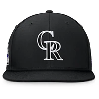 Casquette à pression noire pour hommes Colorado Rockies Walk-Off Bullpen Fanatics