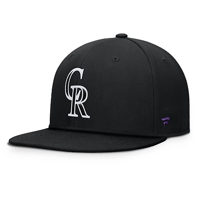 Casquette à pression noire pour hommes Colorado Rockies Walk-Off Bullpen Fanatics