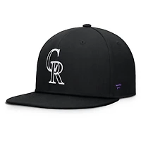Casquette à pression noire pour hommes Colorado Rockies Walk-Off Bullpen Fanatics