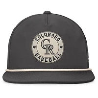 Men's Fanatics Charcoal Colorado Rockies Closer Adjustable Hat