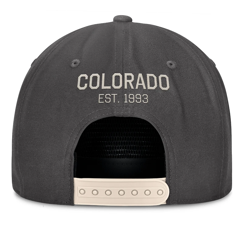 Men's Fanatics Charcoal Colorado Rockies Closer Adjustable Hat