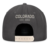 Men's Fanatics Charcoal Colorado Rockies Closer Adjustable Hat