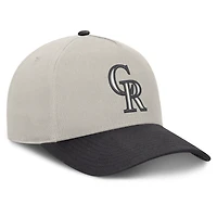 Men's Fanatics Stone/Graphite Colorado Rockies Wonder A-Frame Adjustable Hat