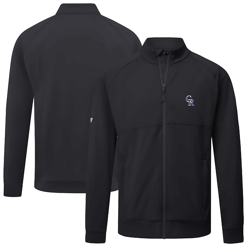Men's Levelwear  Black Colorado Rockies Form Insignia 2.0 Full-Zip Jacket