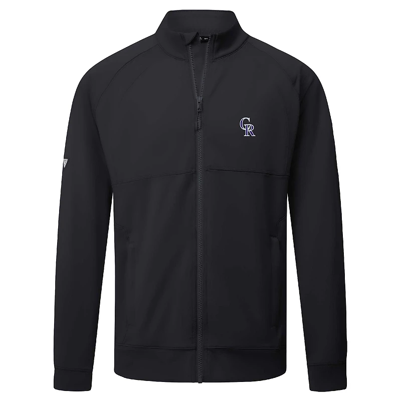 Men's Levelwear  Black Colorado Rockies Form Insignia 2.0 Full-Zip Jacket