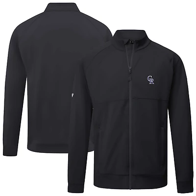 Men's Levelwear Black Colorado Rockies Form Insignia 2.0 Full-Zip Jacket