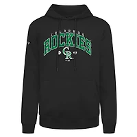 Sweat à capuche carreaux noir Colorado Rockies St. Patrick's Day Podium pour homme Levelwear