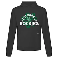 Sweat à capuche noir Colorado Rockies St. Patrick's Day Relay Shamrock pour homme Levelwear