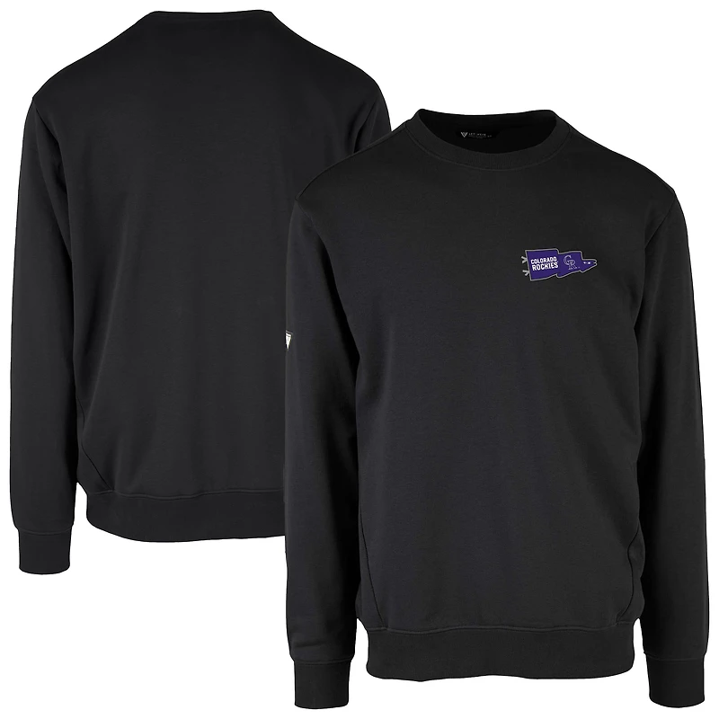 Sweat-shirt à capuche noir Colorado Rockies Zane Rafters pour homme Levelwear