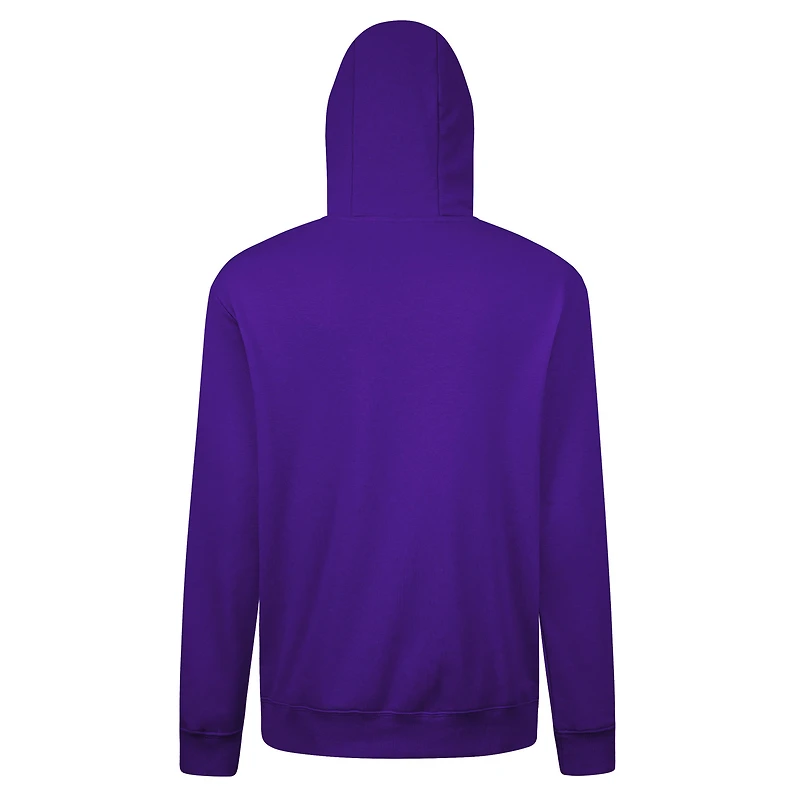 Men's Levelwear Purple Colorado Rockies Podium Team Arch Pullover Hoodie