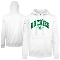 Sweat à capuche carreaux Podium de la Saint-Patrick Colorado Rockies blanc pour homme Levelwear