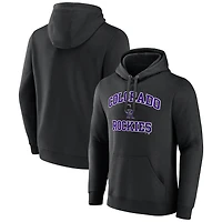 Sweat à capuche noir pour homme avec logo Colorado Rockies Heart & Soul