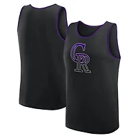 Débardeur athlétique noir avec logo pour homme, Colorado Rockies, Unmatched Success