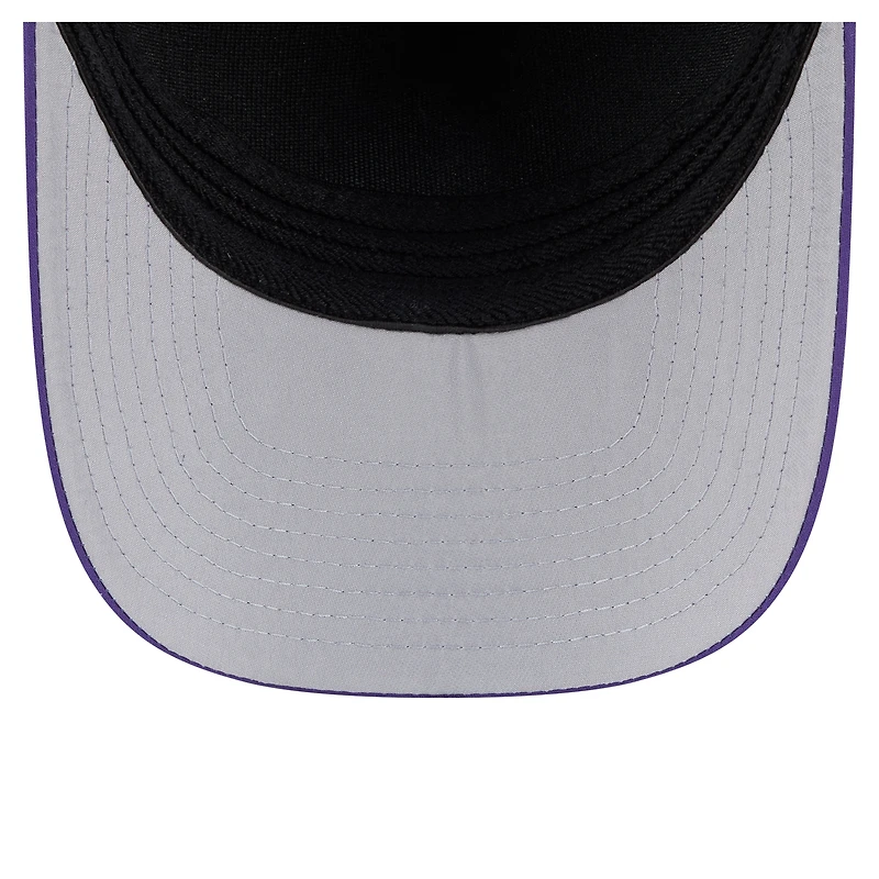 Casquette New Era Flex 39THIRTY noire et violette pour homme, Colorado Rockies Rope M-Crown A-Frame