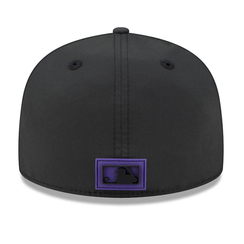 Men's New Era Black Colorado Rockies 2026 Clubhouse 59FIFTY Fitted Hat