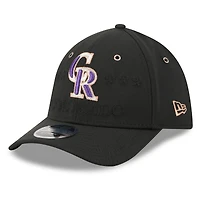 Men's New Era Black Colorado Rockies 2026 MLB All-Star Game 39THIRTY Flex Hat