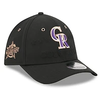 Men's New Era Black Colorado Rockies 2026 MLB All-Star Game 39THIRTY Flex Hat