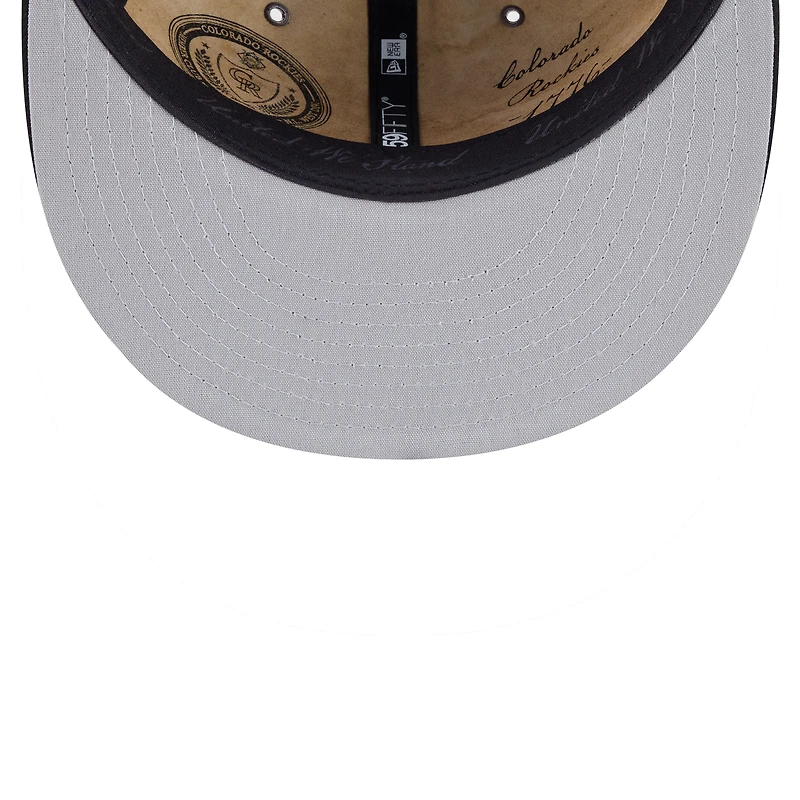 Men's New Era Black Colorado Rockies 2026 MLB All-Star Game 59FIFTY Fitted Hat
