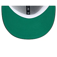 Casquette ajustée 59FIFTY noire New Era pour homme, style Temple de la renommée du baseball des Rockies Colorado