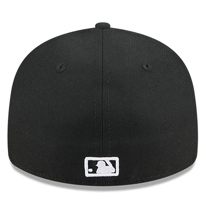 Casquette ajustée à profil bas 59FIFTY noire New Era pour homme