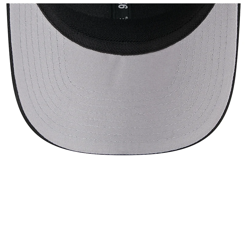 Casquette extensible à bouton-pression New Era noire avec drapeau des Rockies du Colorado 9SEVENTY pour homme