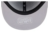 Casquette ajustée New Era 59FIFTY noire pour homme, motif Colorado Rockies Hidden Hit