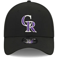 Casquette Flex 39THIRTY avec logo Colorado Rockies New Era pour homme, noire