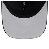 Casquette New Era noire pour homme Colorado Rockies métallisée 39THIRTY M-Crown Flex