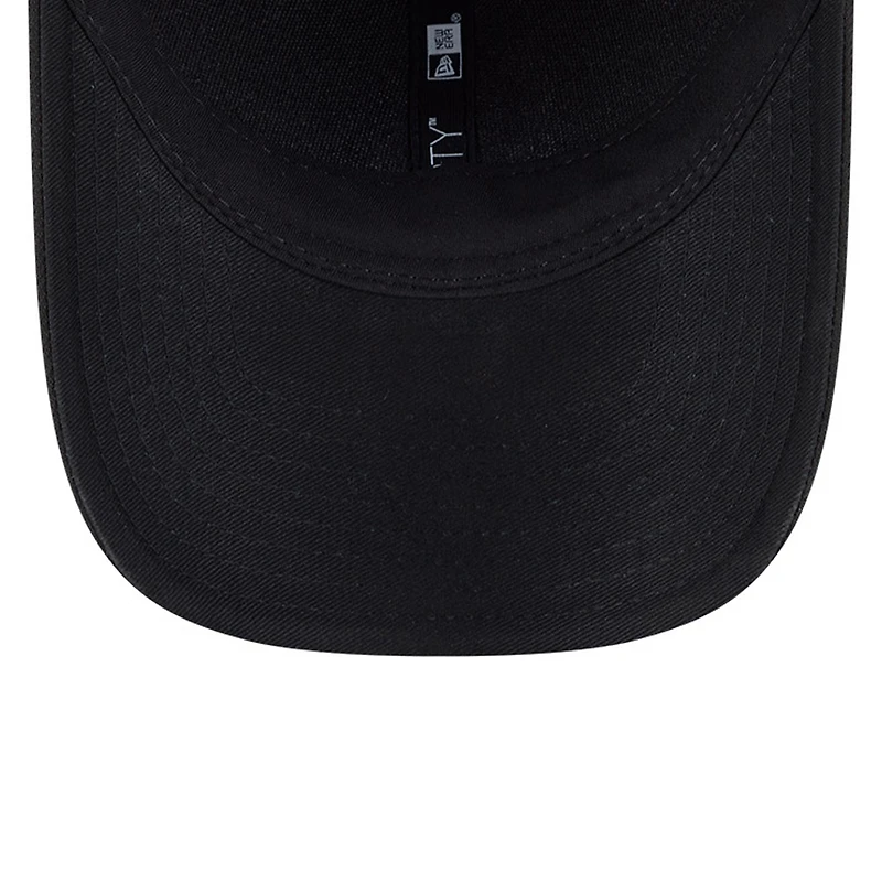 Men's New Era  Black Colorado Rockies Player Replica 9FORTY Adjustable Hat