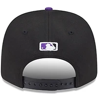 Men's New Era  Black Colorado Rockies Player Replica 9SEVENTY Adjustable Hat