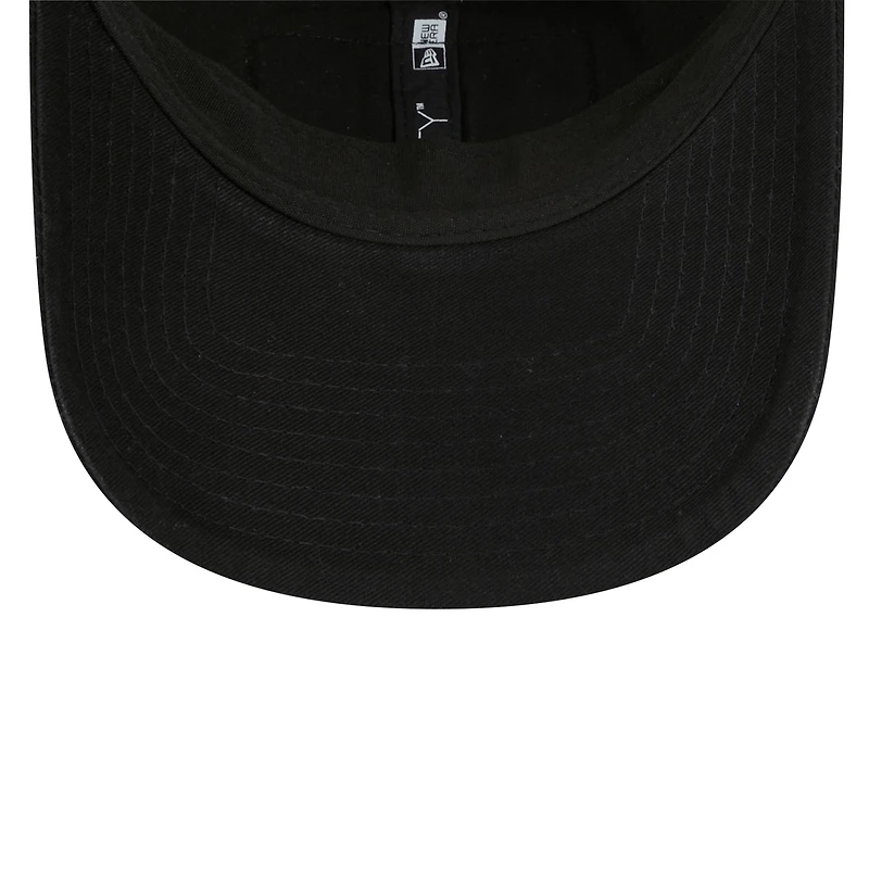Men's New Era Black Colorado Rockies Property Trucker 9TWENTY Snapback Hat