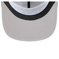 Casquette de golf ajustable noire rétro en satin pour homme New Era Colorado Rockies