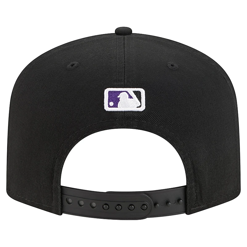 Casquette ajustable noire Colorado Rockies Team 19TWENTY pour homme de New Era