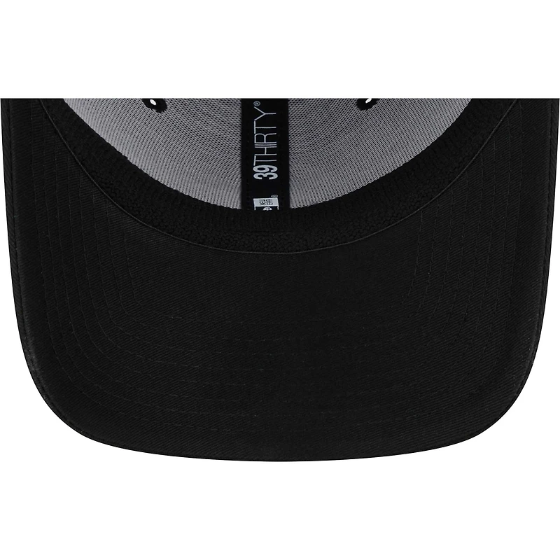 Men's New Era Black Colorado Rockies Team Neo 39THIRTY Flex Hat