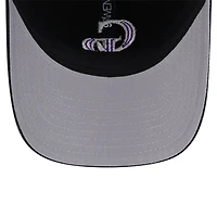 Men's New Era Black Colorado Rockies Team Slick Trucker 9TWENTY Adjustable Hat