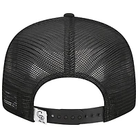 Men's New Era Black Colorado Rockies Trucker 9FIFTY Snapback Hat