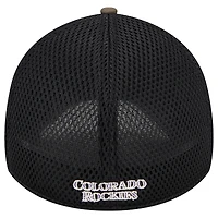 Casquette New Era Camo Colorado Rockies Team Neo 39THIRTY Flex pour homme