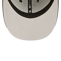 Casquette ajustée 59FIFTY à profil bas Colorado Rockies de New Era pour homme, noir et blanc