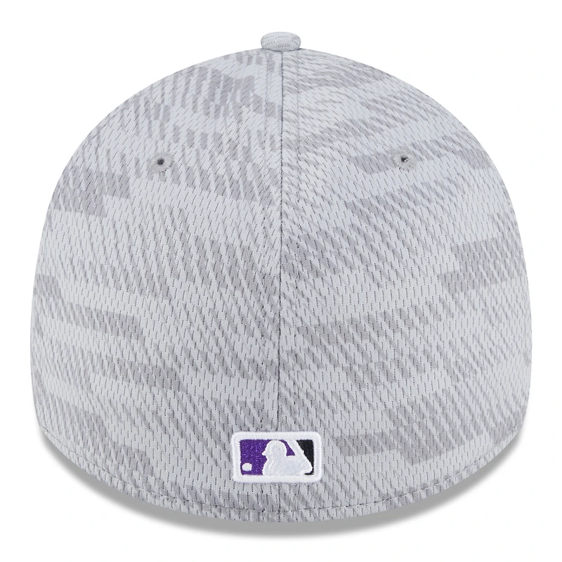 Men's New Era Colorado Rockies 2025 MLB Clubhouse 39THIRTY Flex Hat