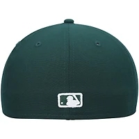 Casquette ajustée 59FIFTY verte avec logo Colorado Rockies pour homme New Era
