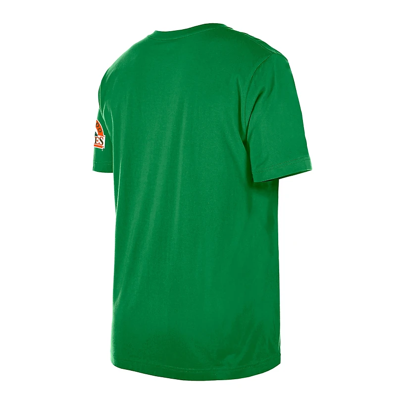 T-shirt à imprimé Shamrock de la Saint-Patrick des Colorado Rockies Kelly Green New Era pour homme
