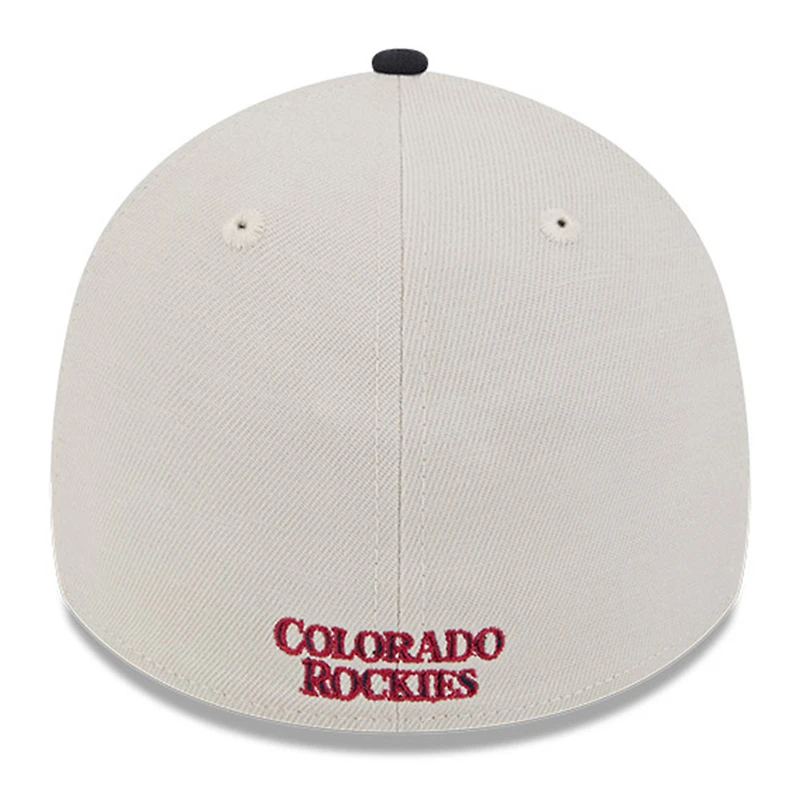 Men's New Era  Khaki/Black Colorado Rockies 2024 Fourth of July 39THIRTY Flex Hat
