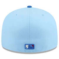 Casquette ajustée 59FIFTY bleu clair/bleu pour homme New Era Colorado Rockies 2025 Fourth of July