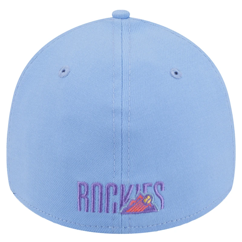 Casquette City Connect 39THIRTY Flex bleu clair des Colorado Rockies 2025 pour homme de New Era